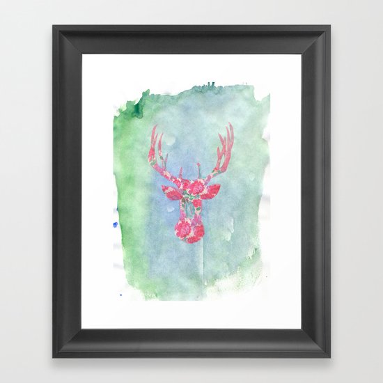 oh deer Framed Art Print