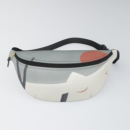 white cat mountain Fanny Pack
