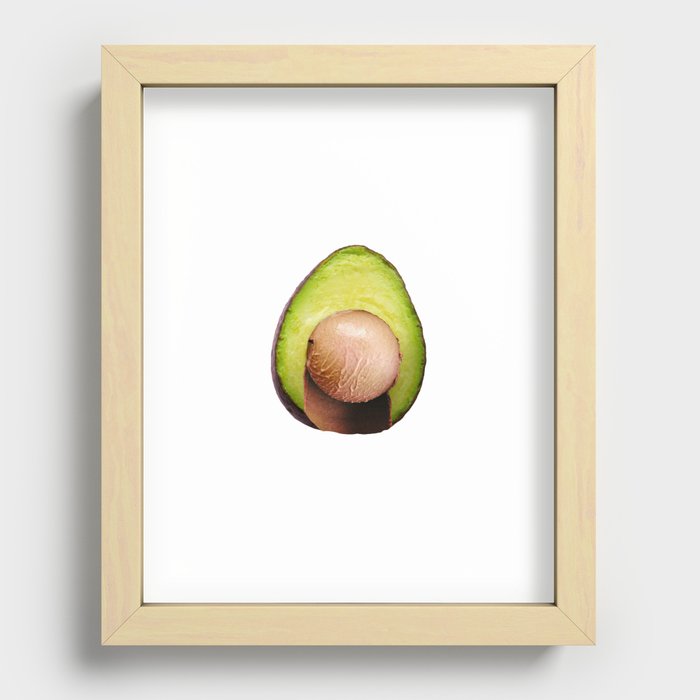 Avocado ice cream Recessed Framed Print