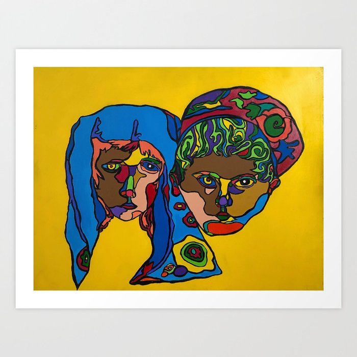 Siblings, Bamyan  Art Print