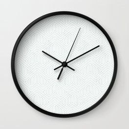 Geometric Y Shaped Pattern Wall Clock