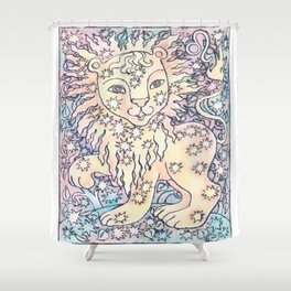 Zodiac Signs - Leo Shower Curtain
