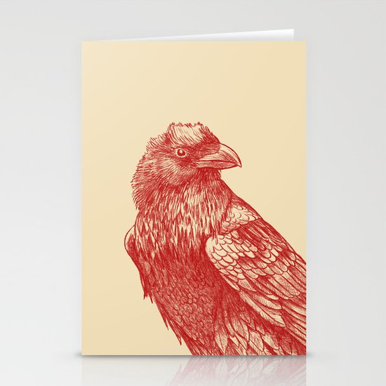 Red Raven Stationery Cards