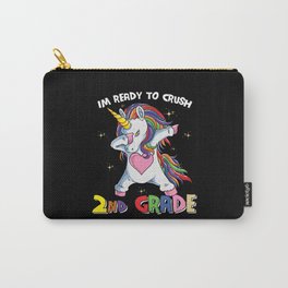 Ready To Crush 2nd Grade Dabbing Unicorn Carry-All Pouch