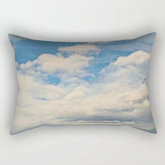 Clouds in the Sky Rectangular Pillow