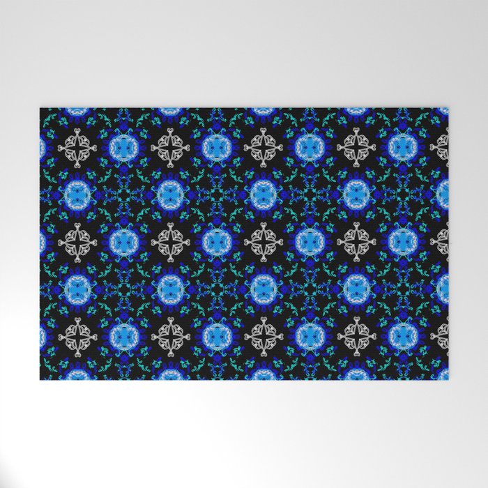 Intricate Eastern Patterns Welcome Mat