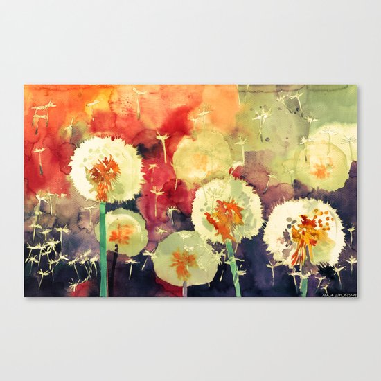 Dandelions Canvas Print