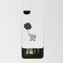 Black Trolley Black Balloons Android Card Case