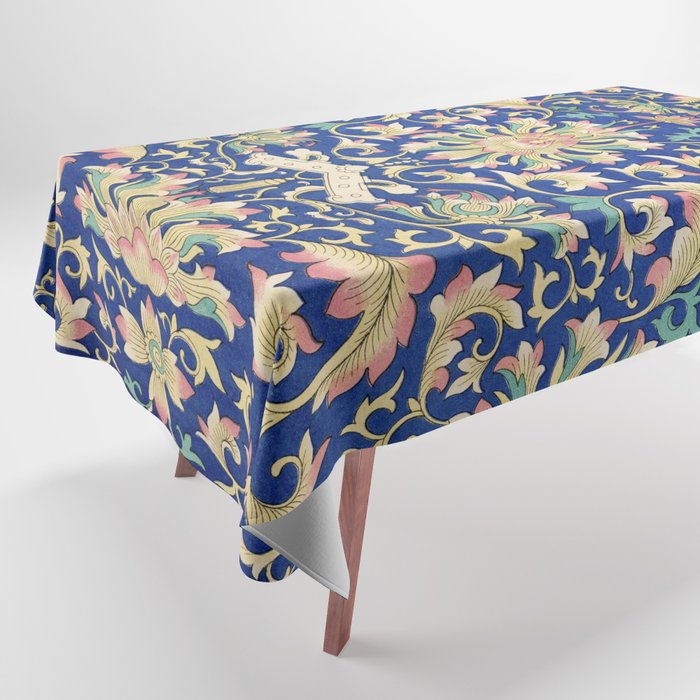 Chinese Floral Pattern 8 Tablecloth