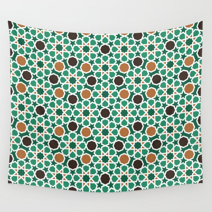 Browns & Greens Wall Tapestry