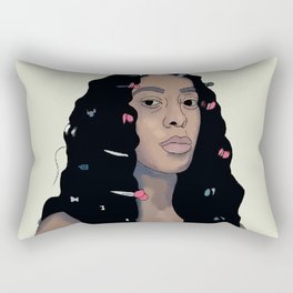 The Solange Mona Lisa Rectangular Pillow