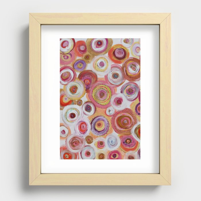 Full Circle Abstract Recessed Framed Print