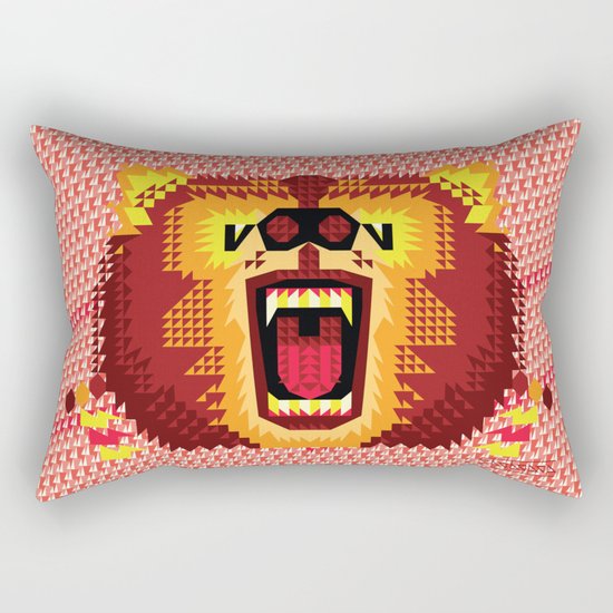 Geometric Bear 2012 Rectangular Pillow