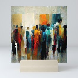 Abstract People 1 Mini Art Print