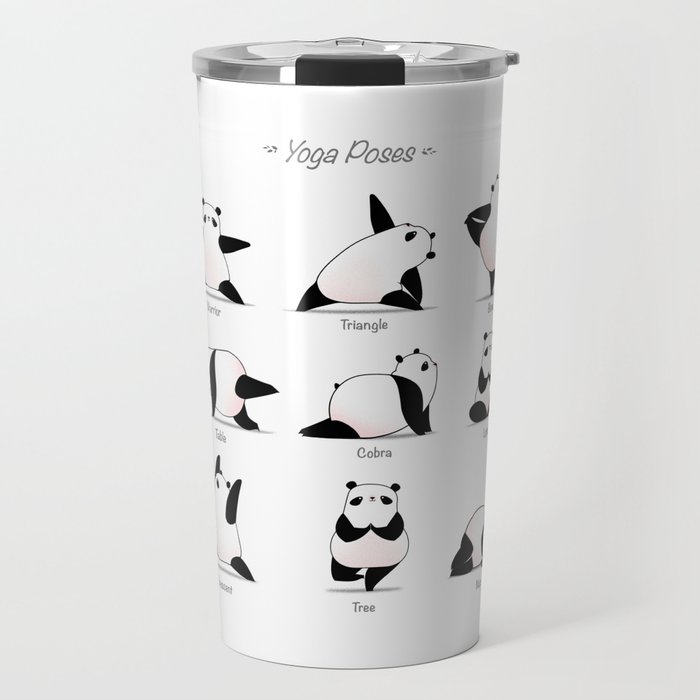 Yoga Panda II Travel Mug