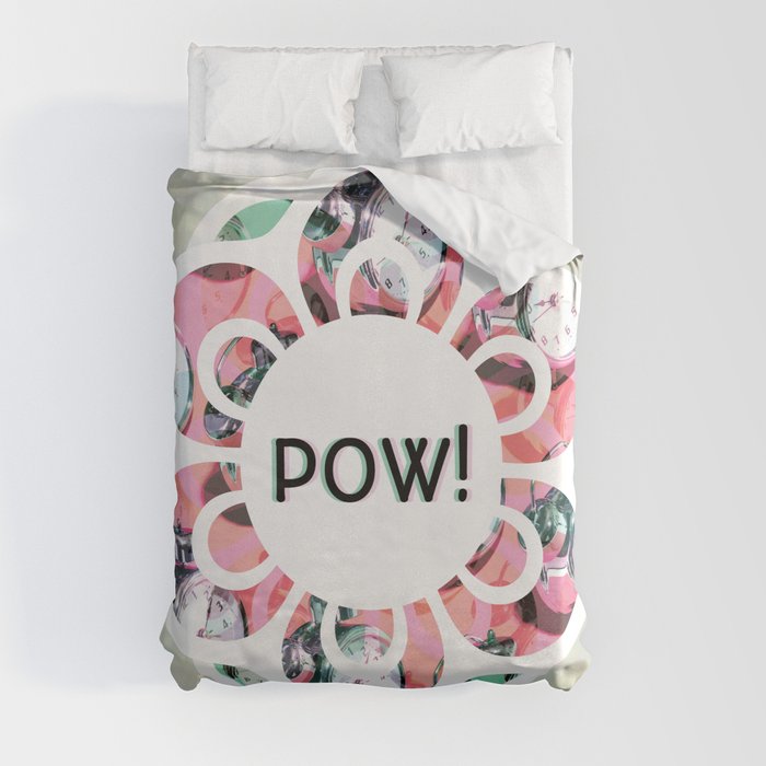 90's POW! Duvet Cover