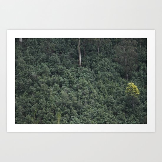 Lonely light Art Print
