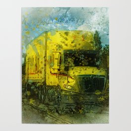 The Delivery  - Freight Truck Poster