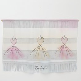 beauty dresses boutique Wall Hanging
