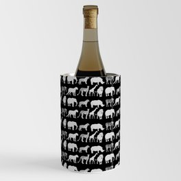 Safari (white on black) Wine Chiller