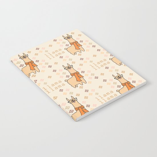 Llama Llama Pattern Notebook