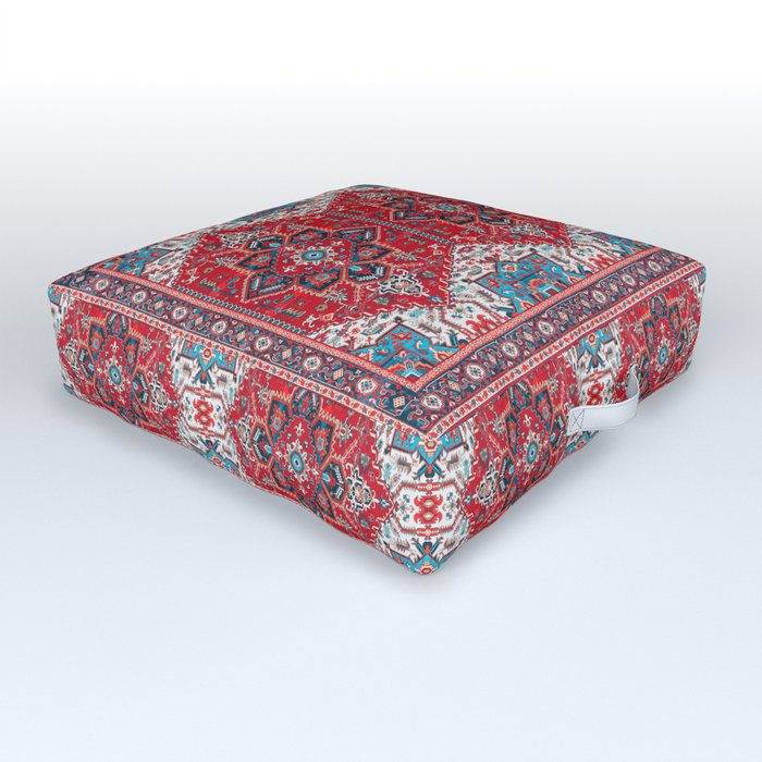 Mystic Nomad: Bohemian Moroccan Tapestry Outdoor Floor Cushion