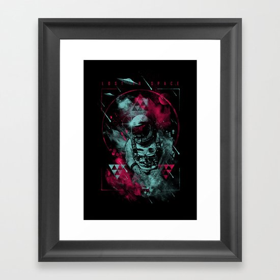 Lost in space Framed Art Print