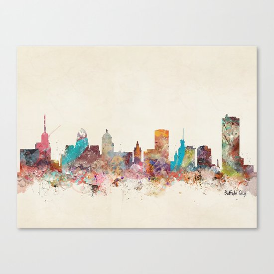 buffalo city new york Canvas Print