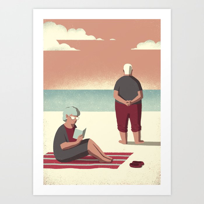 Day Trippers #10 - Sunset Art Print