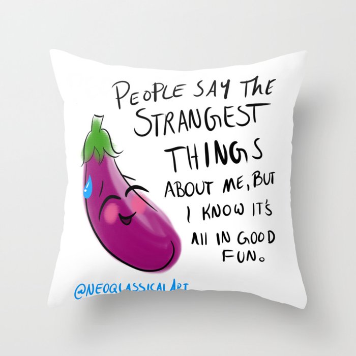 Eggplant throw pillows hotsell