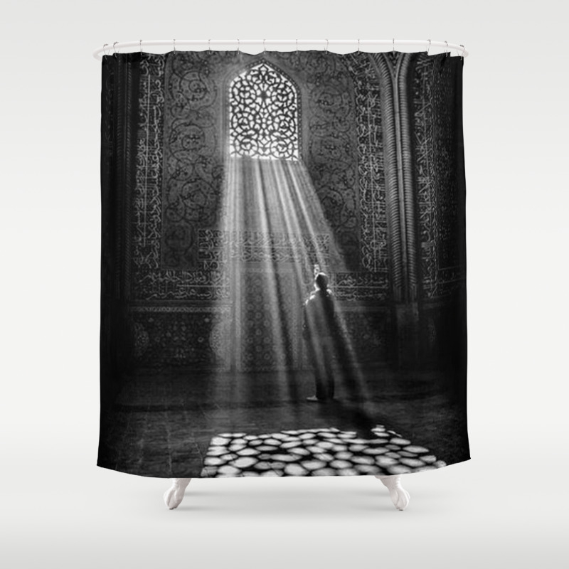 Rays Of Sun Through Medieval Blind, Shower Curtain Blind