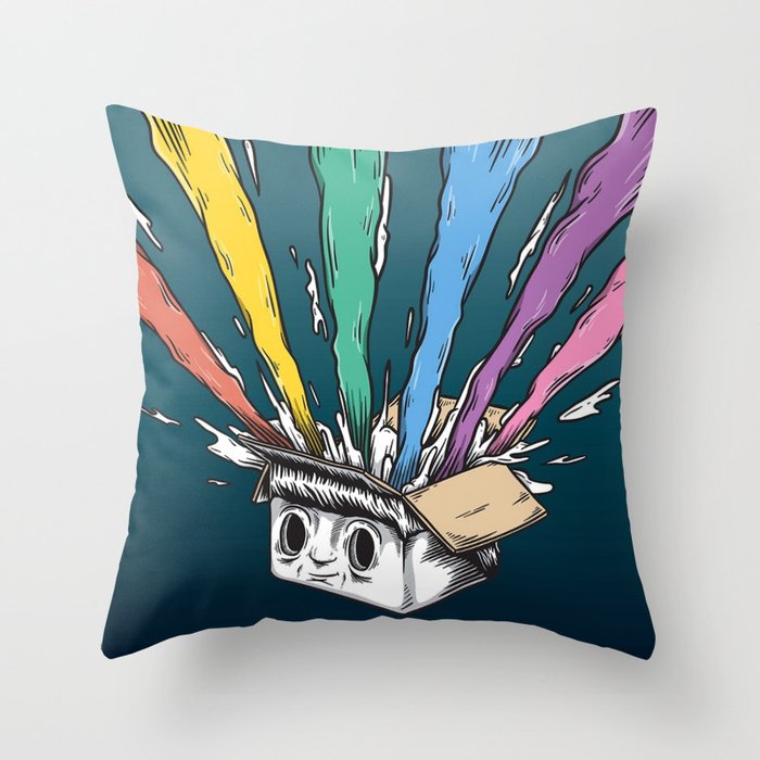 Unleash Your Mind Throw Pillow