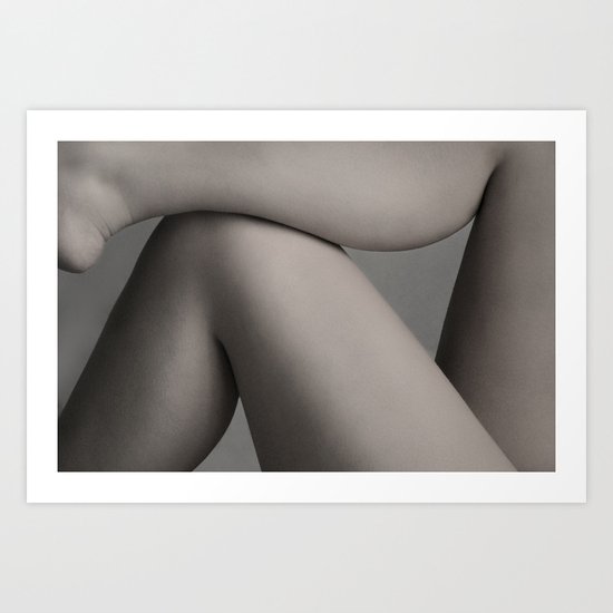 skin layout Art Print