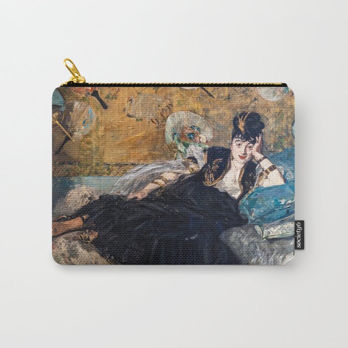 Edouard Manet - The Lady with Fans Carry-All Pouch