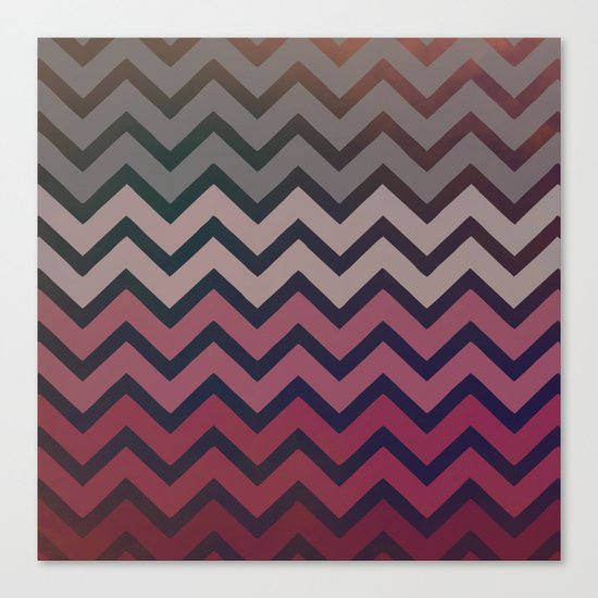 Pink Chevron Canvas Print