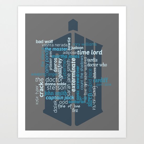 Doctor Who: Friends and Enemies Art Print