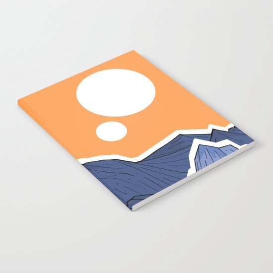 The mountains under the two suns Notebook