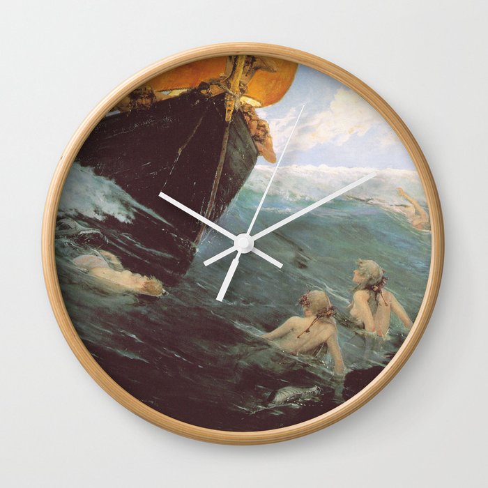  Mermaid's Rock - Edward Matthew Hale Wall Clock
