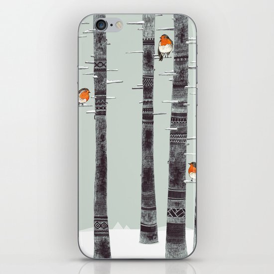 Robin Trees iPhone & iPod Skin