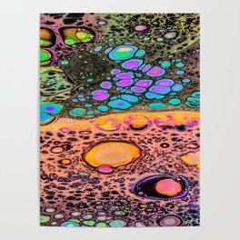Neon Oil Spill Poster