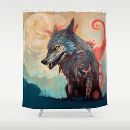Wolf -Animals Shower Curtain