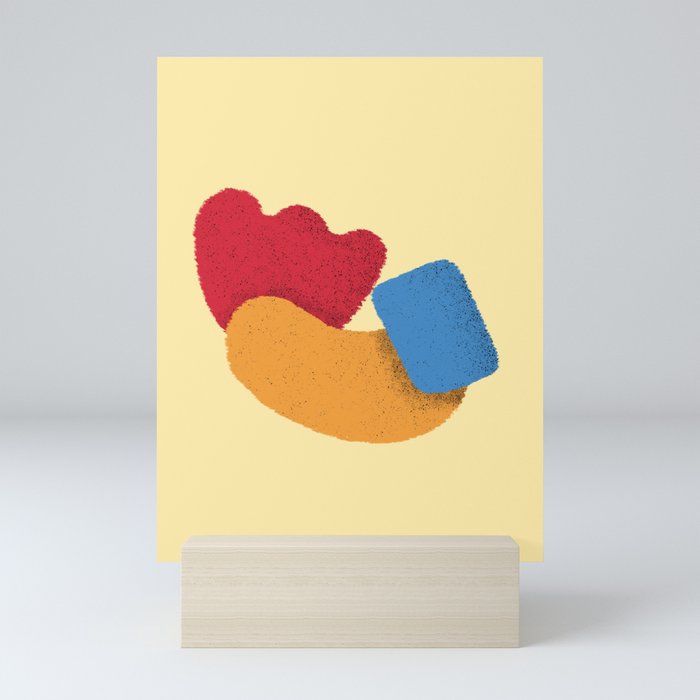 Color Shapes Mini Art Print