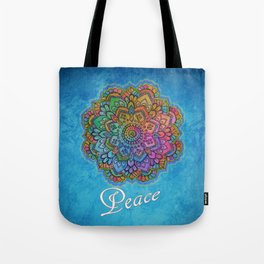 Peace Mandala Tote Bag
