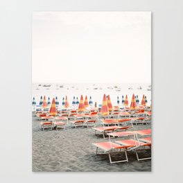 Amalfi Beach Canvas Print