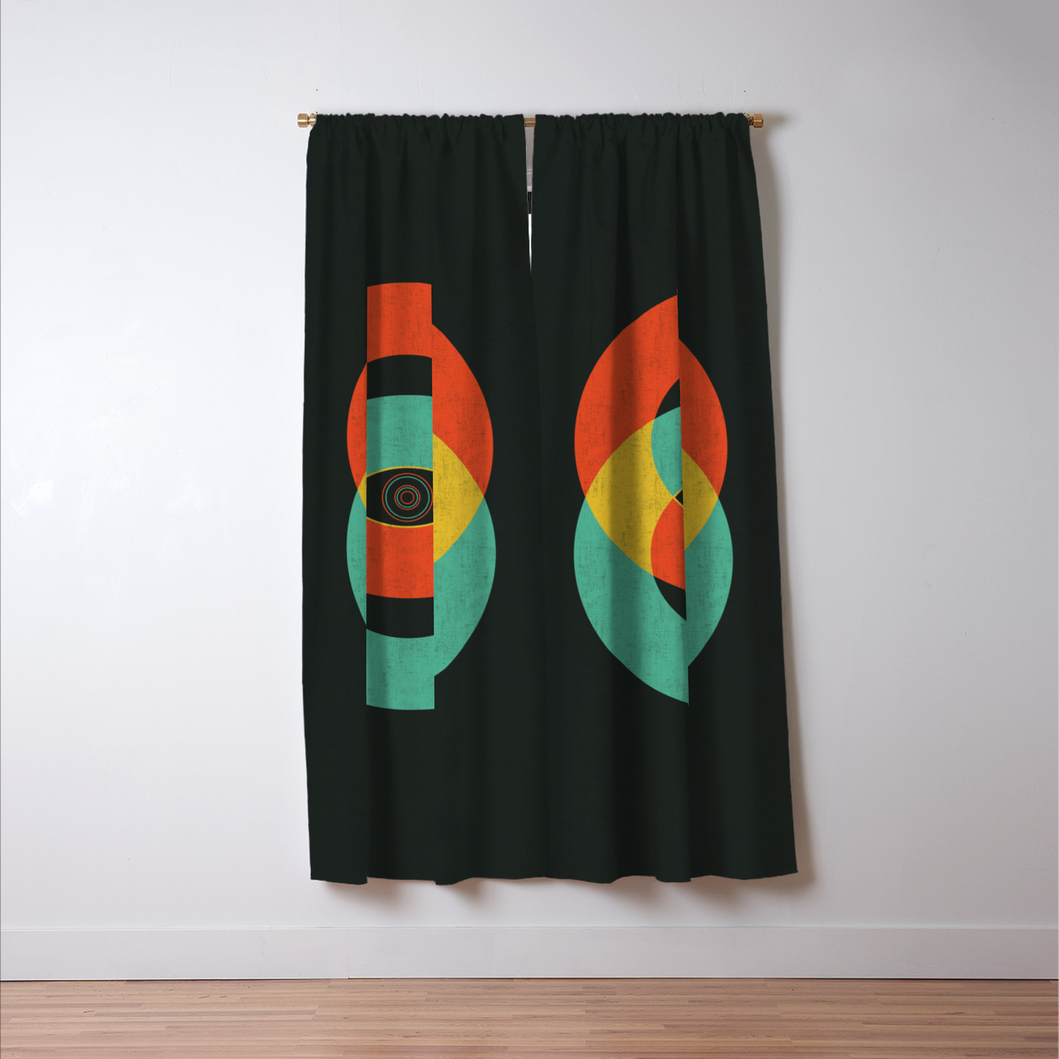 Double Vision Blackout Curtain By Budikwan Society6