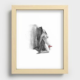 in the darks Recessed Framed Print