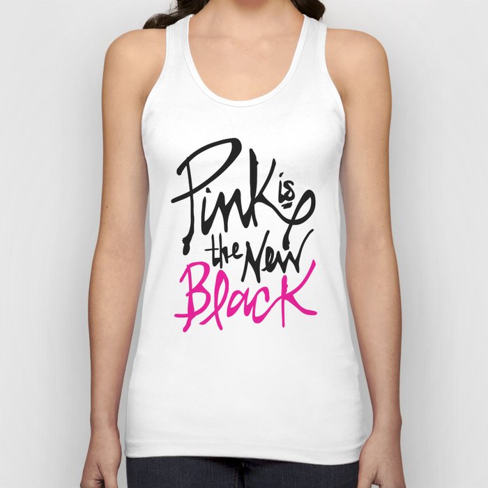 Breast Cancer Awareness - Pink is the New Black Tank Top
