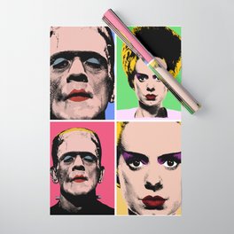 Mr. and Mrs. Frankenstein Wrapping Paper