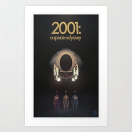 2001 Primary Suits and Pod Art Print