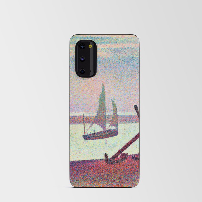 Georges Seurat The Channel at Gravelines, Evening Android Card Case